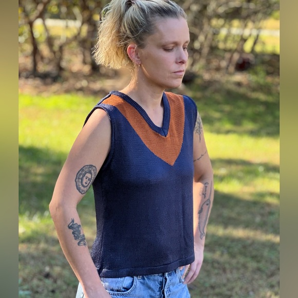 Fendi Linen Blend Knit Academia Sweater Size 4 - Picture 2 of 3